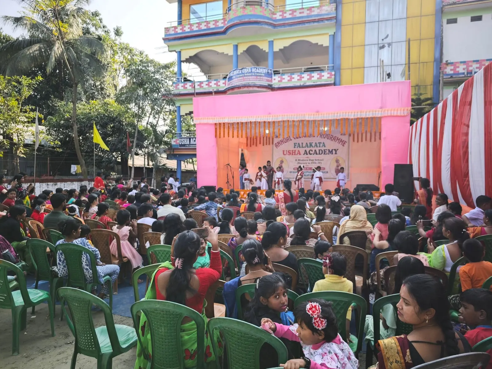 Annual cultural programme at Falakata Usha Academy